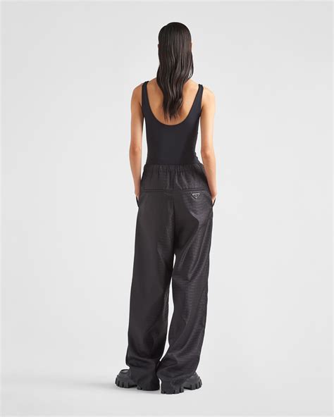 prada shortd|Prada nylon trousers.